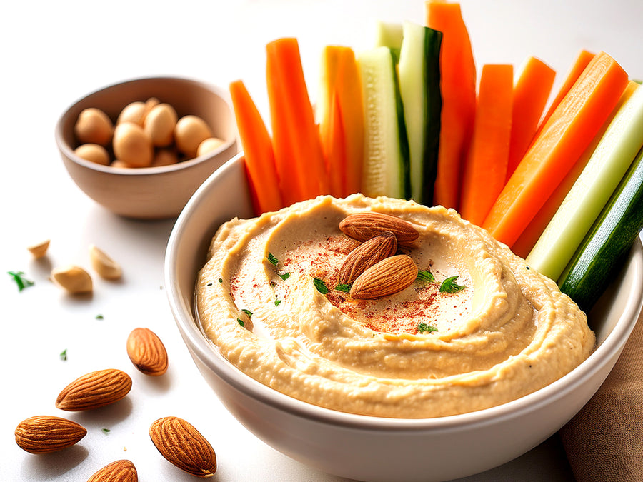 Mandel-Hummus