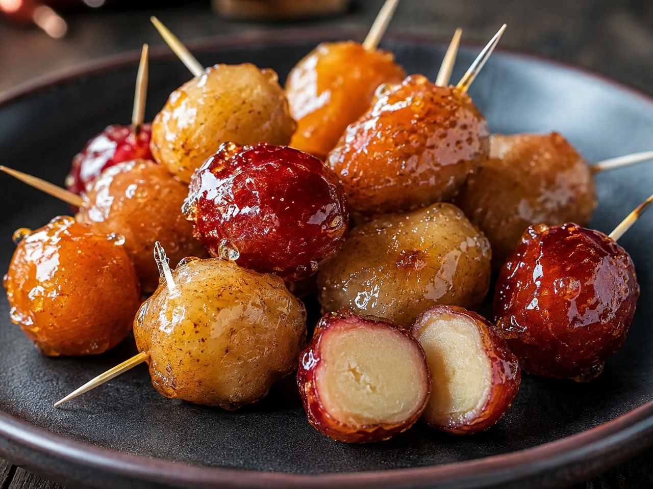 Candied Marzipan Potatoes