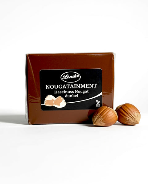 Haselnuss-Nougat dunkel