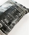 Rückseite der Lemke Mampfmandeln 500g Verpackung mit Produktinformationen und Nährwertangaben