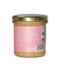 Lemke Mandelmus Crunchy 300 g Glas von hinten mit Zutaten und Nährwertangaben
