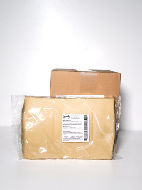 Lemke Marzipan 2:1 im 2,5-kg-Block mit Kartonverpackung