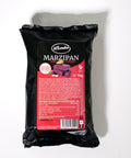Back view of Lemke Marzipan Very Cherry 1kg package with product label and nutrition information